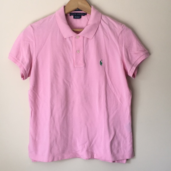 👕 RALPH LAUREN Pink Polo T-Shirt 👕 - Picture 1 of 6